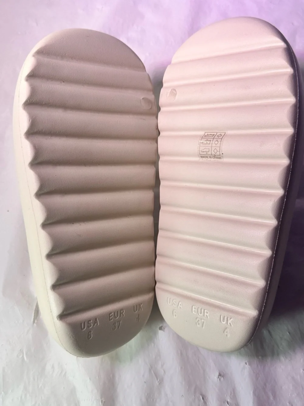 Society Women’s Cream Slide Sandals